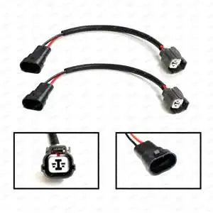 Rockeybright Car D2S D2C C2R to 9006 HB4 HID Xenon Ballast Wire Harness Power Cable relay