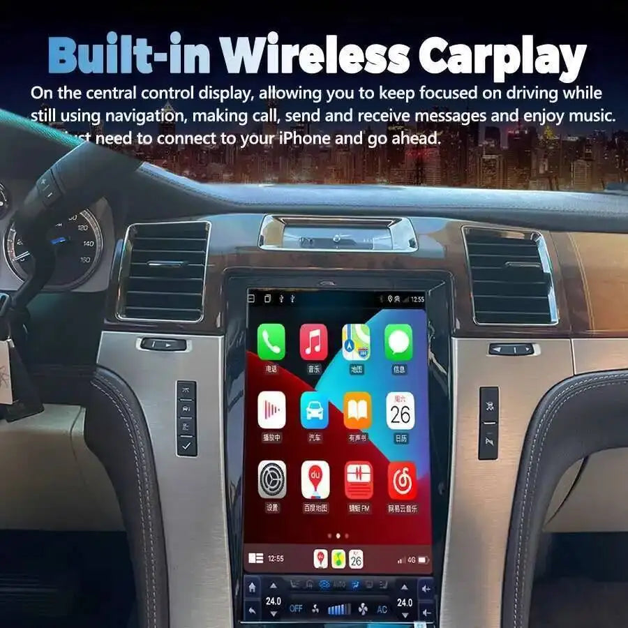 13.6inch Android Touch Screen For Cadillac Escalade 2006-2015 Car Radio Multimedia Autorad | AUTOKITSHOP