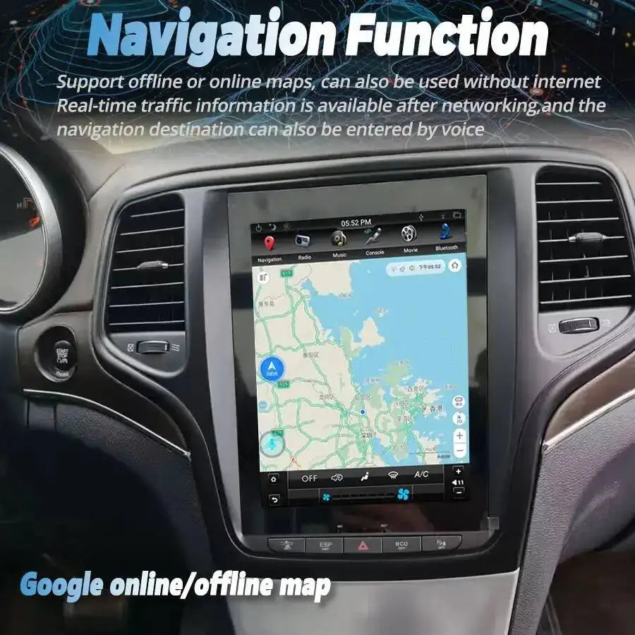 Car Multimedia Video Player Auto Radio Stereo GPS Navigation Wireless Carplay 10.4inch And