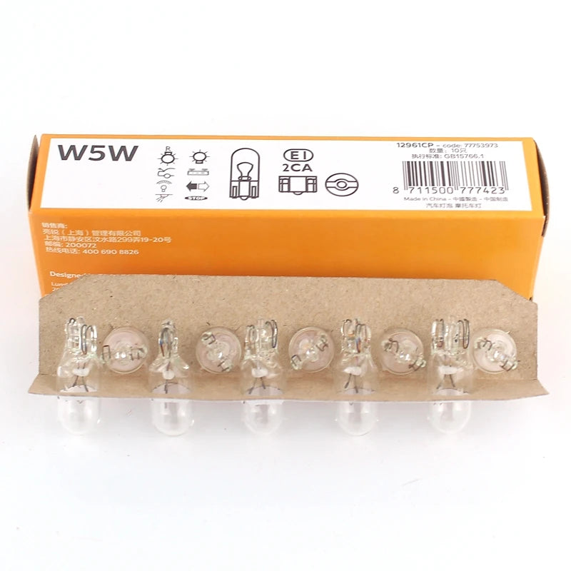 10-Piece LED Interior Light Kit for W5W T10 - Canbus Error-Free Interior Bulbs