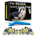 LED Interior Light Kit for SKODA Octavia Superb Rapid Yeti Roomster Kodiaq Karoq Citigo Parts Accessories Canbus Erro...