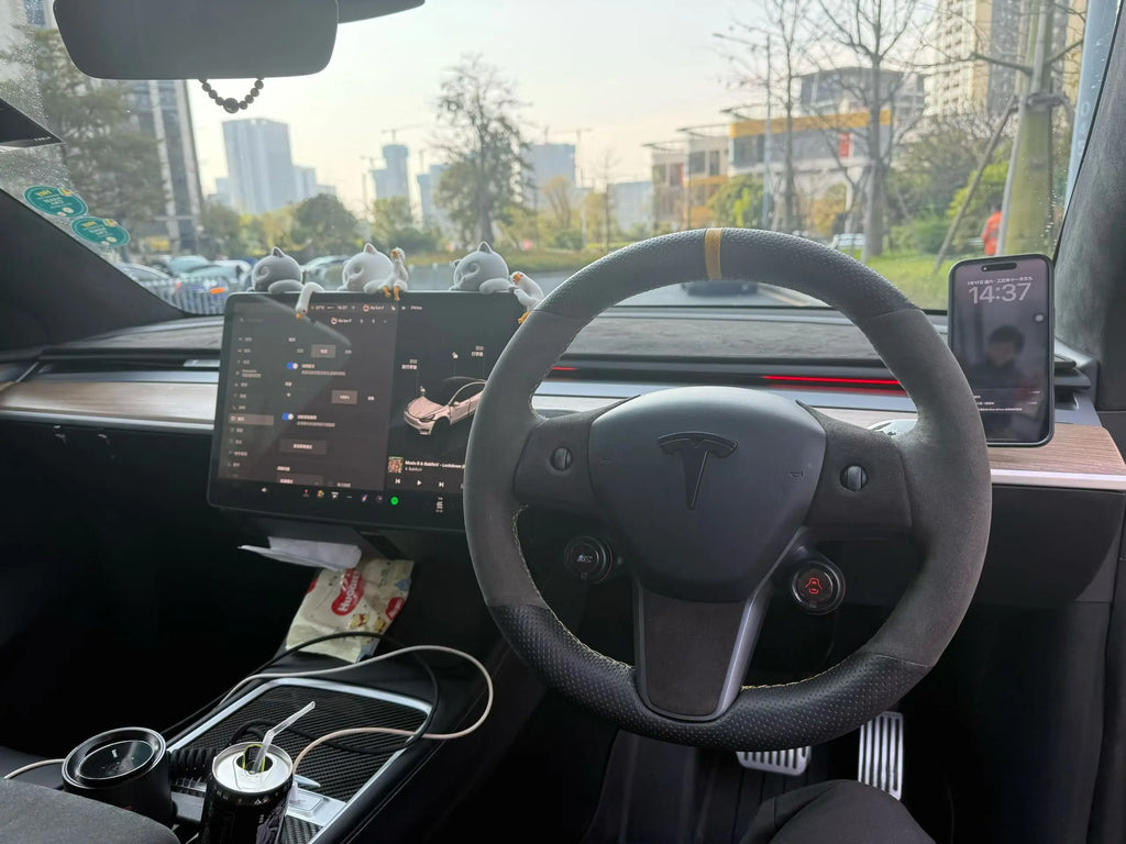 3-in-1 Multi-Functional Steering Wheel Buttons for Tesla Model Y Model 3 Refreshed Version - Digital Dashboard Control