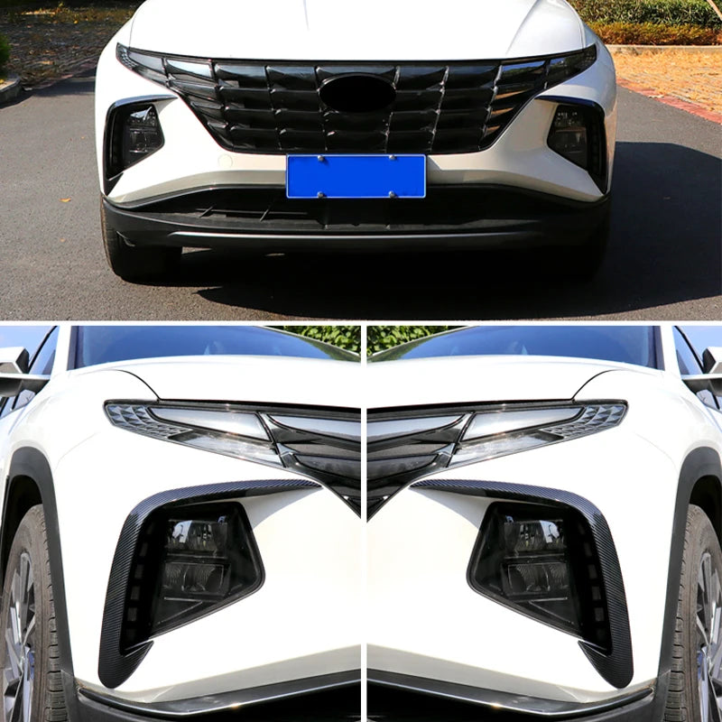 For Hyundai Tucson NX4 2021 2022 2023 Hybrid N Line Car Front Fog Lamp Eyebrow C for Hyundai NX4 - Automotive LED Light