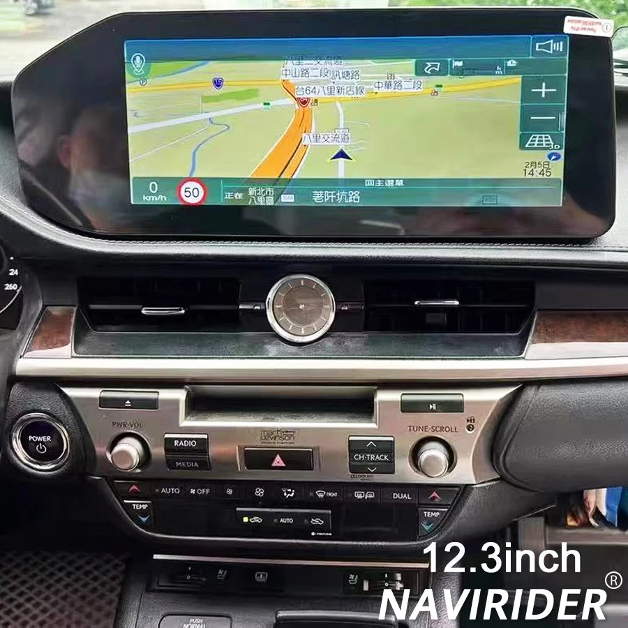 Gps Navi Stereo For Lexus ES ES300 ES250 ES350 ES300h 2013-2017 Android 14 BT Carplay 12.3
