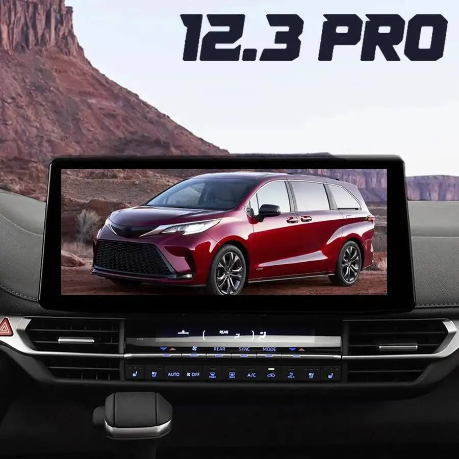 12.3'' IPS Android Car Stereo for Toyota Sienna Granvia 2020-2022 8+256GB Carplay Android