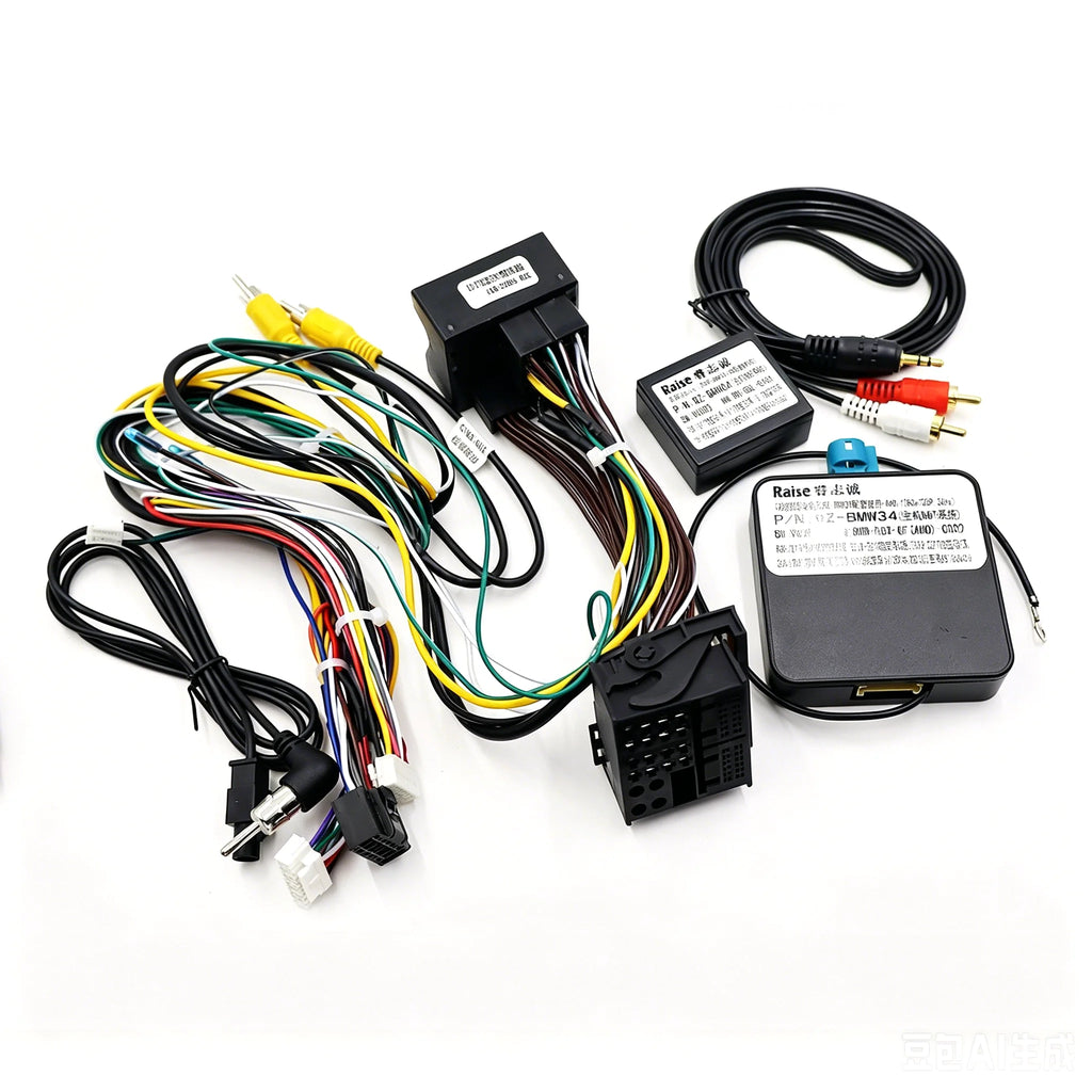 CANBUS Power Wiring Harness For BMW 5 Series F10 2011-2017 NBT System 9 Inch Android Stere