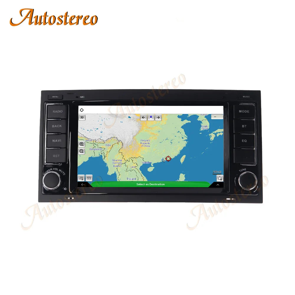 7 '' Android 14 Carplay For Volkswagen TOUAREG 2003-2010 Car GPS navigation Head Unit Mult