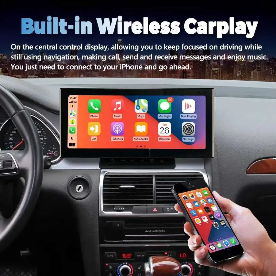 12.3'' Android Car Video Player For Audi Q7 4L 2005-2015 Right Hand Driving GPS Multimedia