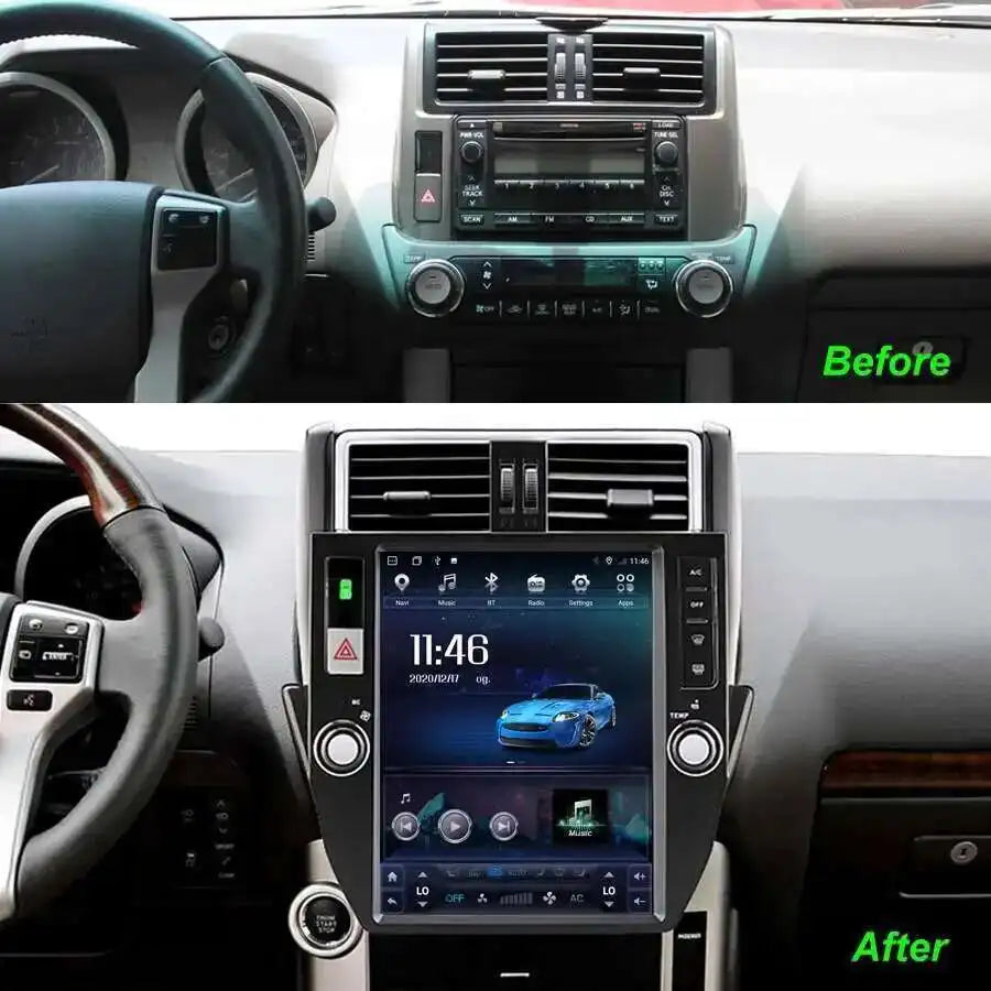12.1" For Toyota Land Cruiser Prado 150 2010-2017 Android 15 Car Radio Multimedia Video Pl | AUTOKITSHOP
