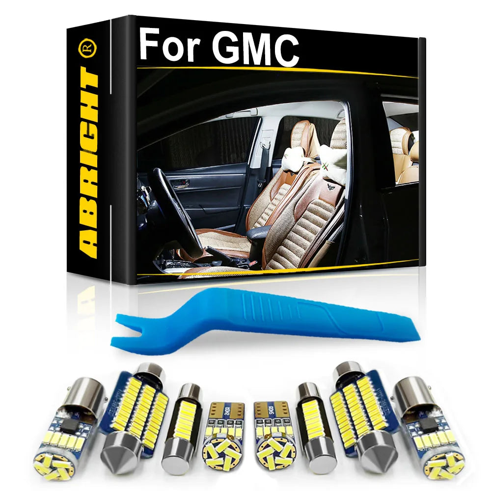LED Interior Light Kit for GMC Acadia Canyon Envoy Jimmy Safari Savana Sierra Sonoma Terrain Yukon Parts Accessories ...