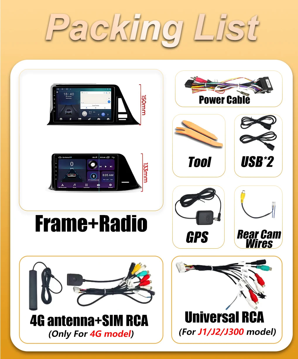 Android Auto Car Radio For Toyota C-HR CHR 2016 2017 2018 2019 2020 Carplay Multimedia Pla | AUTOKITSHOP
