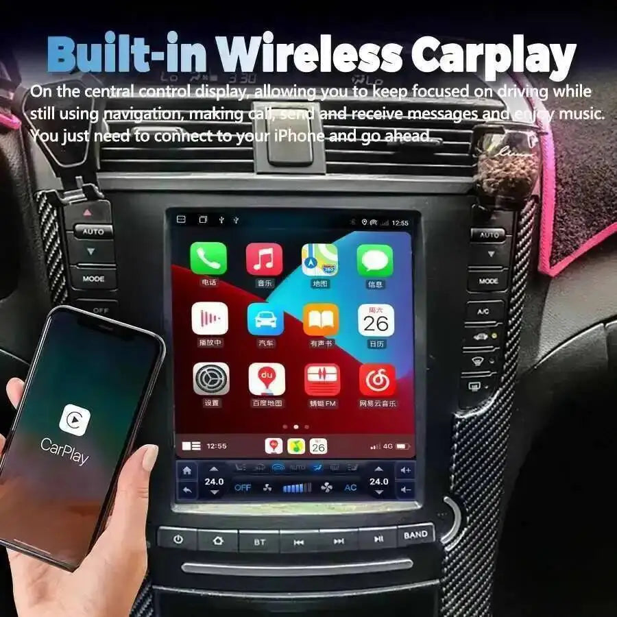 S 10.4inch Car Radio Multimedia Video Player For Acura TL 2004-2008 GPS Navigation Android | AUTOKITSHOP