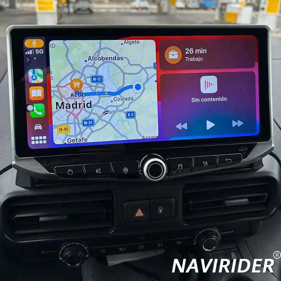 10.88" Qled Screen Android Video Player Carplay for Citroen Berlingo Peugeot Partner Opel