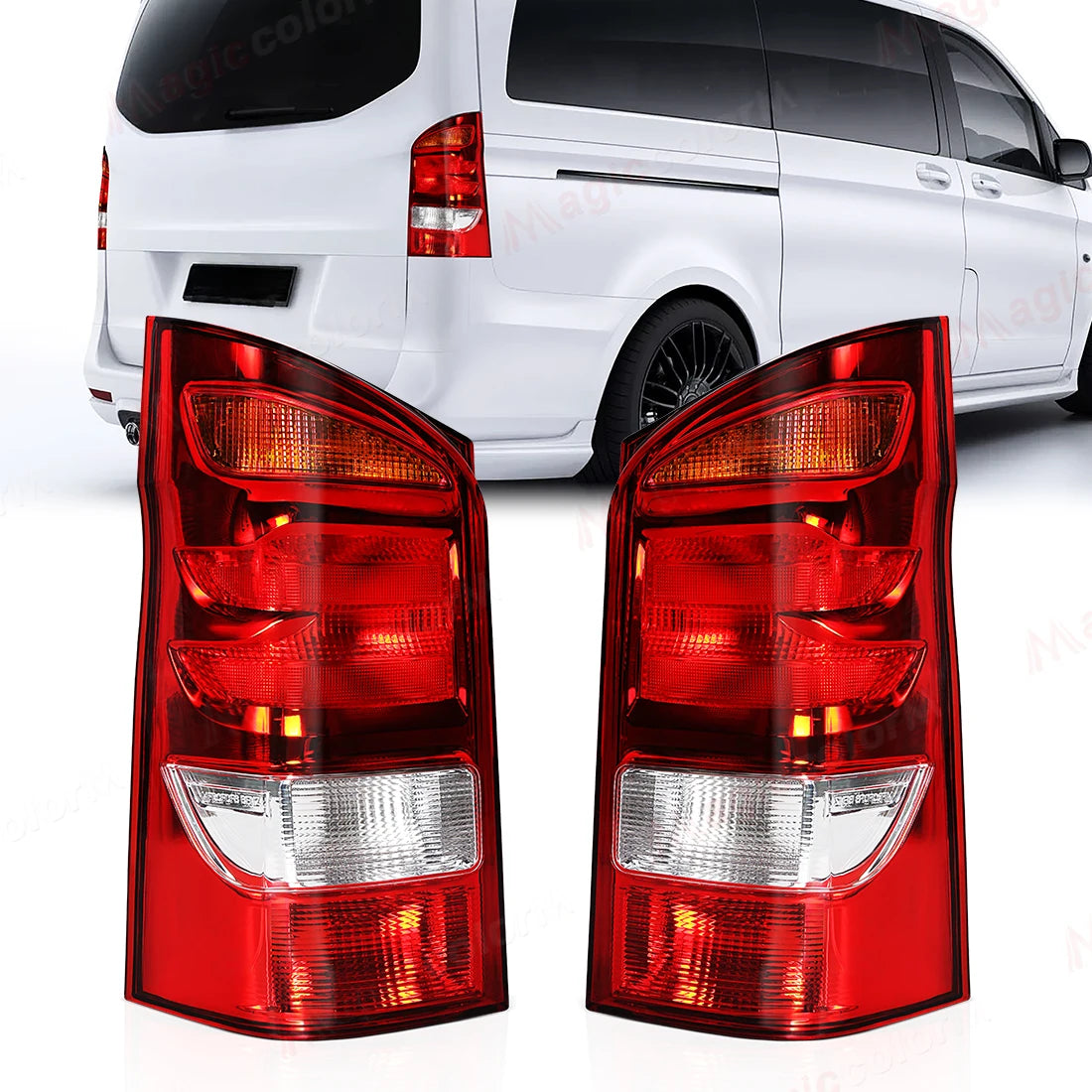 Taillights For Mercedes-Benz Vito V-Class W447 2015 2016 2017 2018 2019 2021 2022 Tail lig | AUTOKITSHOP