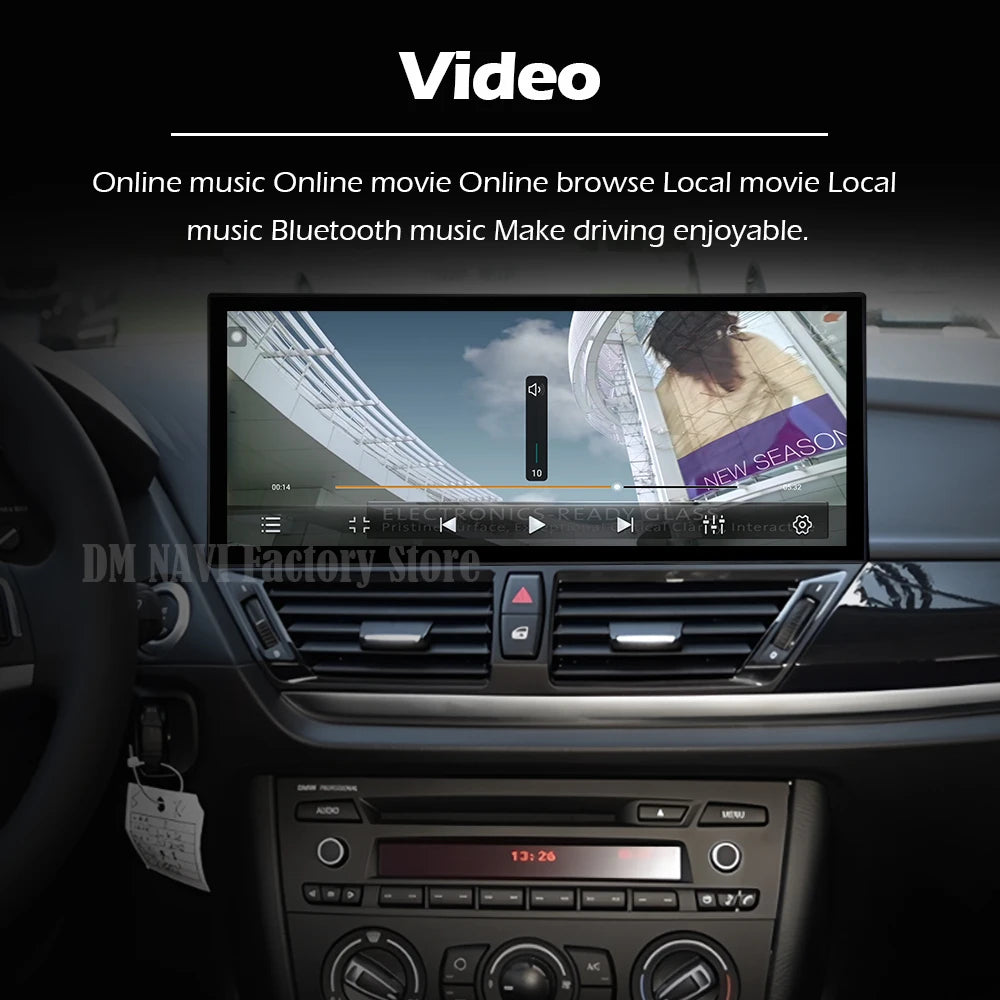 Navigation GPS Car Radio Multimedia Video For BMW X3 F25 X4 F26 2011-2017 CIC NBT System B