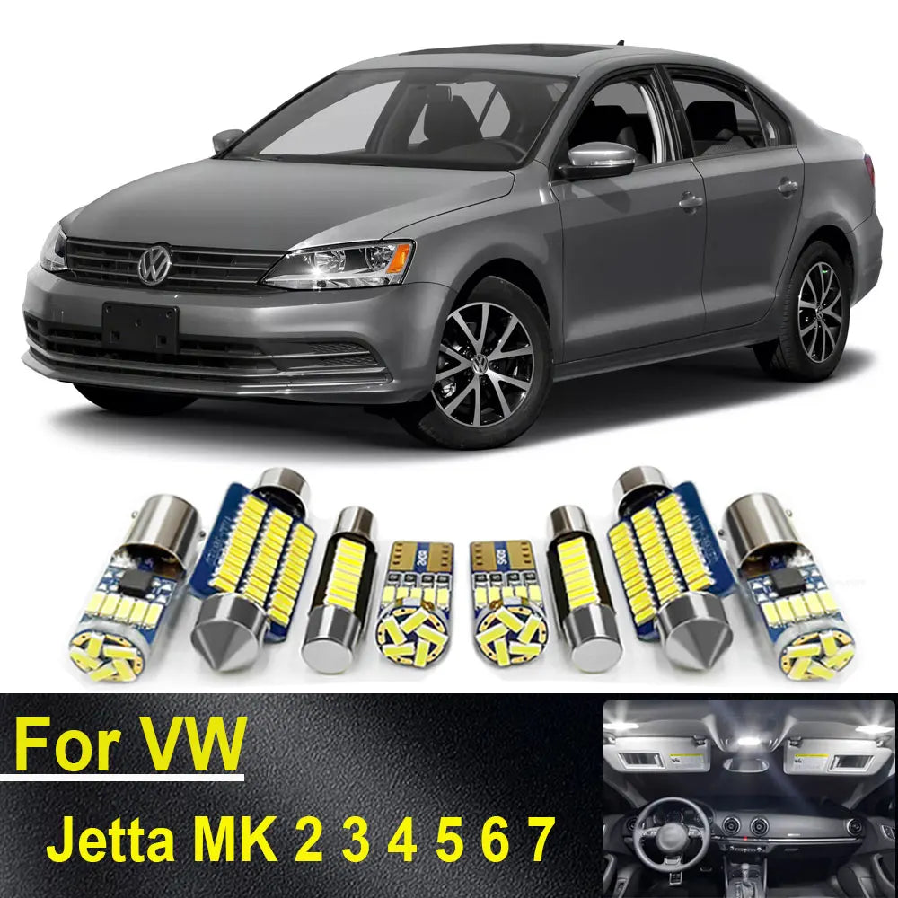 LED Interior Light Kit for Volkswagen VW Jetta 7 6 5 4 MK2 MK3 MK4 MK5 MK6 MK7 - Canbus Error-Free Bulbs | AUTOKITSHOP