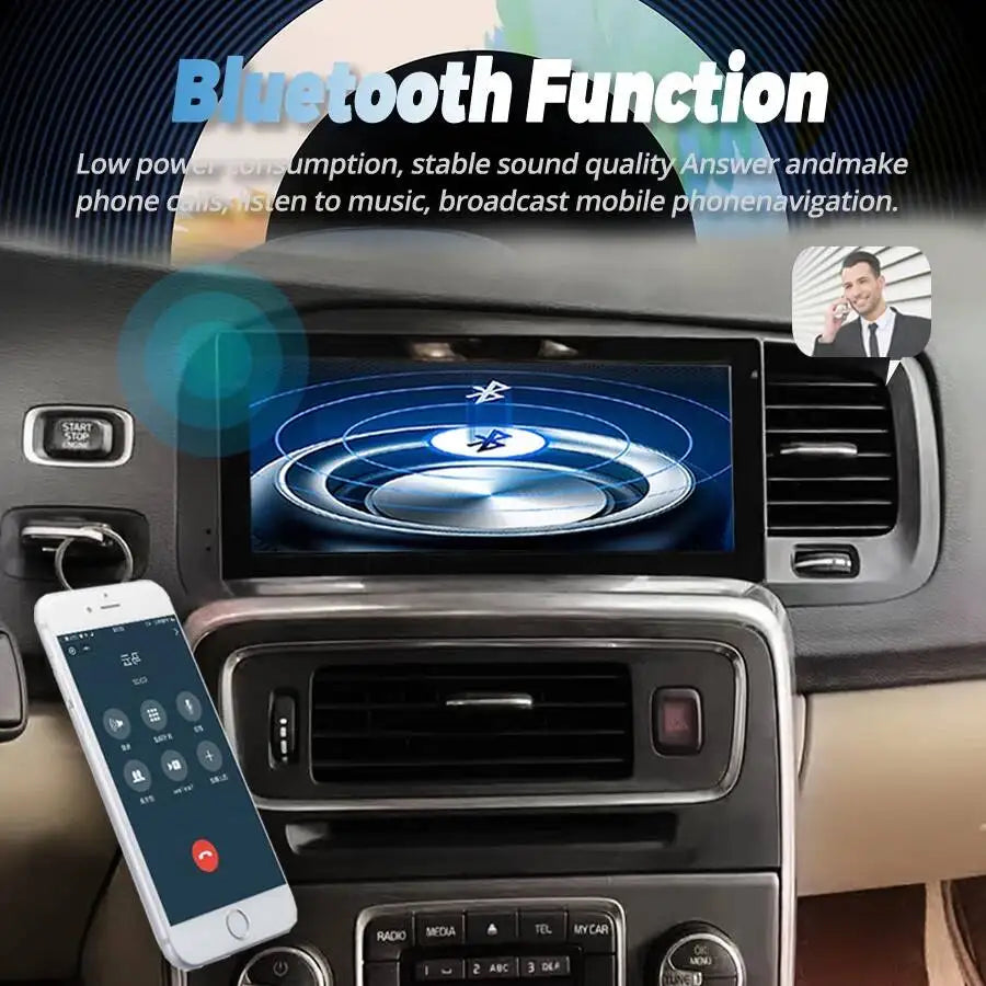 8.8" Qled Screen GPS Navigation For Volvo S60 V60 2011-2020 256G Android Car HU Multimedia