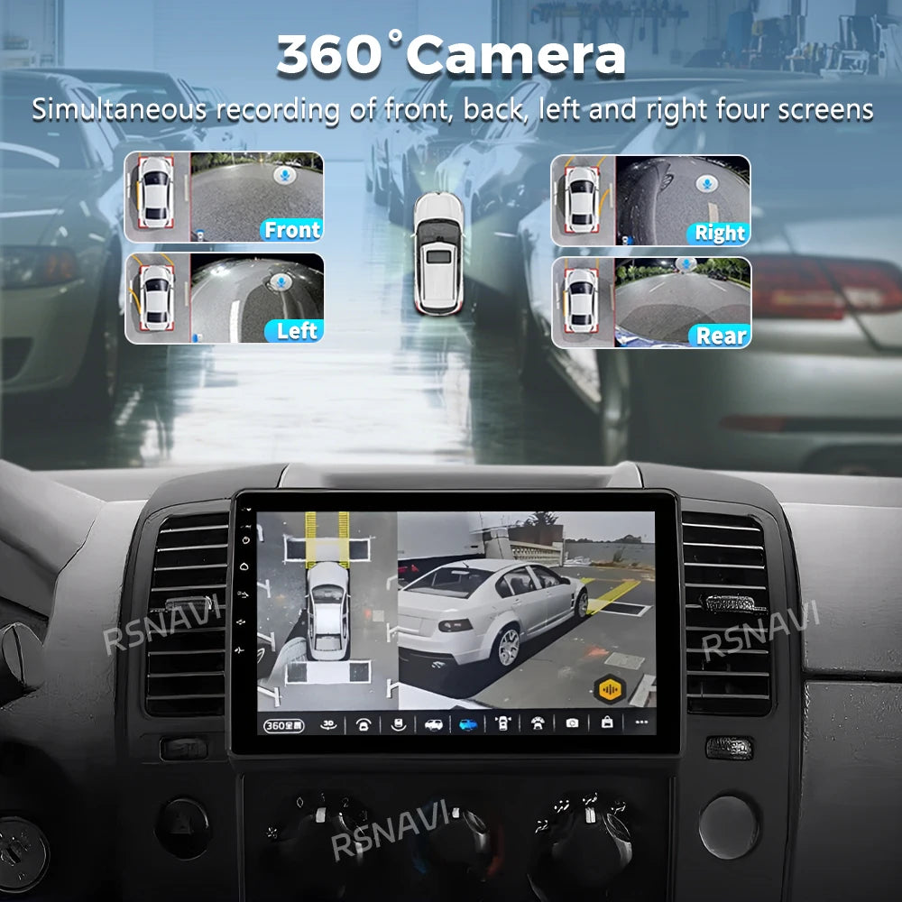 Android 16 Carplay Auto WIFI+4G Car Radio For Nissan Navara D40 2004-2010 Multimedia Video