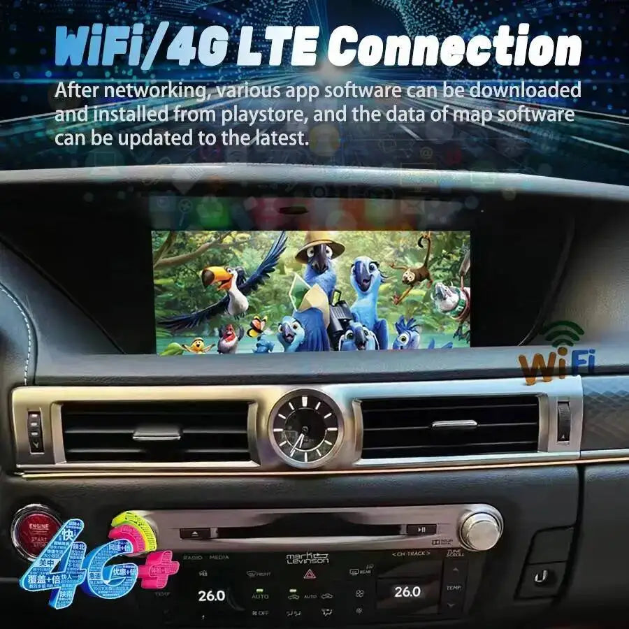 For Lexus Gs350 GS 350 2013-2019 12.3'' Screen Android GPS Multimedia Player Car Auto Radi | AUTOKITSHOP