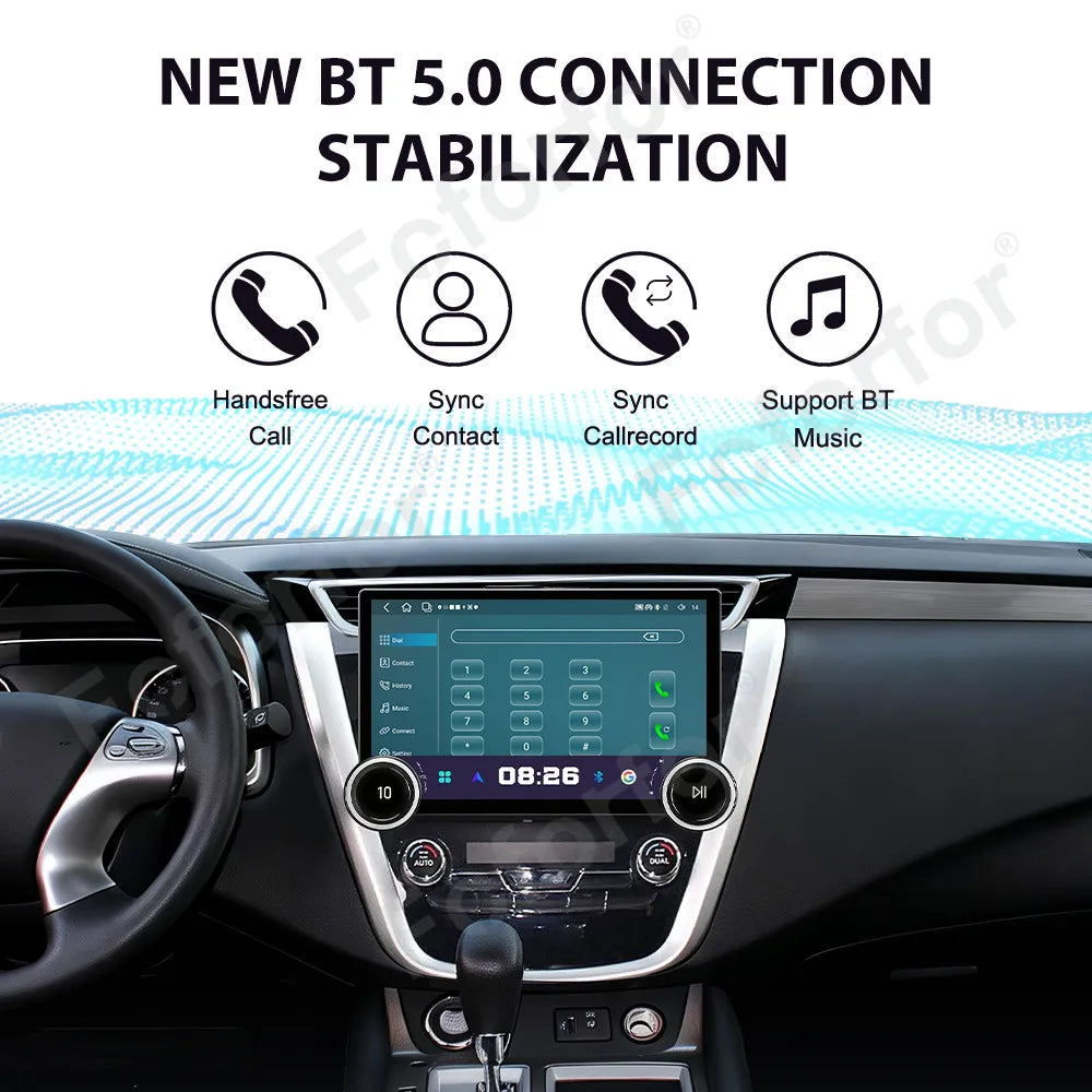 Advanced Upgrade Vision Pro 11.5 Inch Android 15 HD Touch Wireless CarPlay GPS Navi Stereo