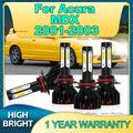 2/4Pcs Powerful 180W Headlight 4Side Chip Car Bulb Canbus HB3 HB4 LED Lamp with Fan For Ac