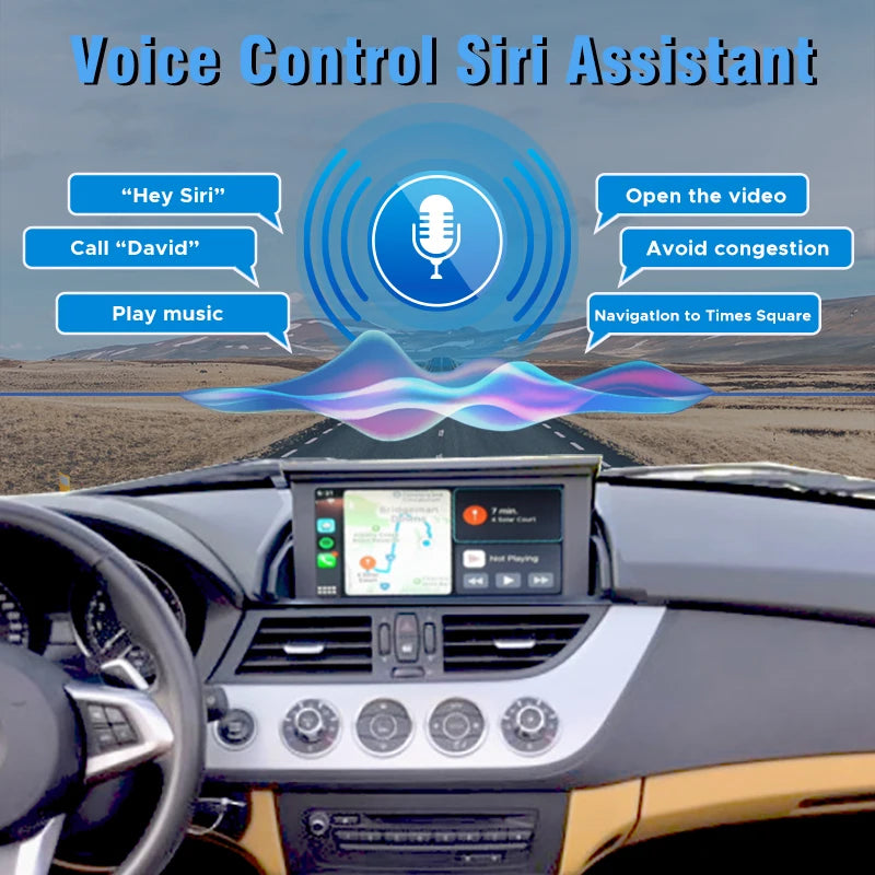 Radio Wireless CarPlay Android Auto Interface For BMW Z4 E89 2009-2018 Evo CIC Mirror Link