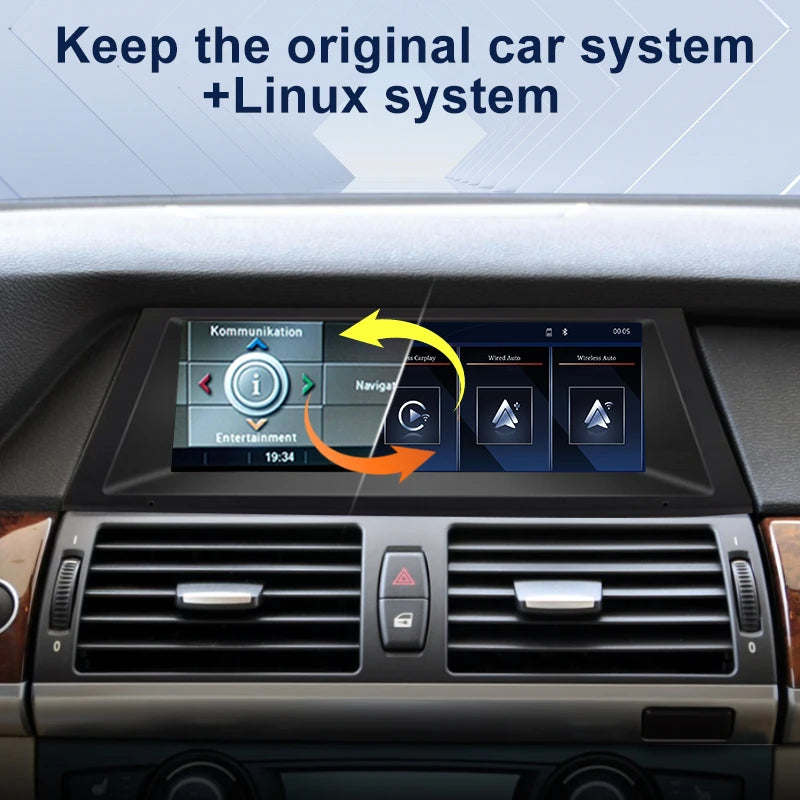 Factory Price 8.8" Touch Screen Display For BMW X5 E70 X6 E71 E72 CCC CIC Wireless Carplay