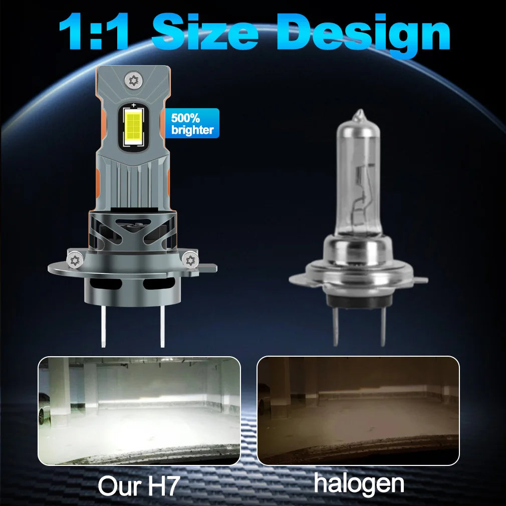 H1 H3 LED Bulb Headlight Lamp 25000LM 6500K H4 H7 H11 CSP 12V 36V Super Bright High Low Be
