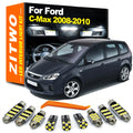 ZITWO 14Pcs LED Interior Light Car Map Reading Bulb Sun Vsior Trunk Lamp Kit For Ford C-Max Cmax - Canbus LED Car Light