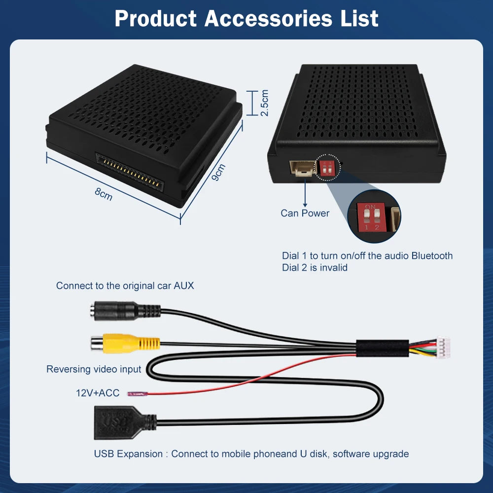 Plug & Play Wireless Carplay Decoder for Mercedes Benz SLK CLS C218 W218 NTG 4.5 2011-2015 | AUTOKITSHOP