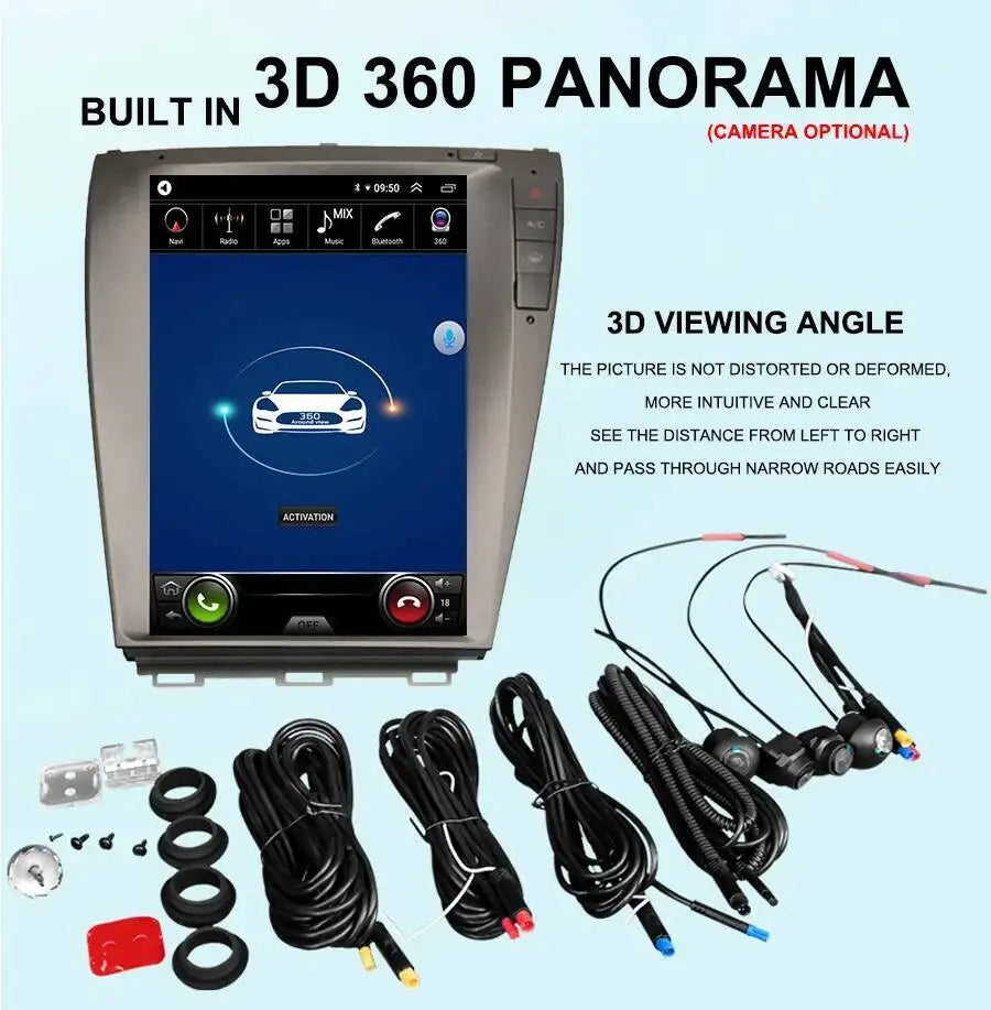 12.1inch Android15 Screen For Lexus ES240 ES350 ES300 2006-2012 Stereo GPS Navigation Car  | AUTOKITSHOP