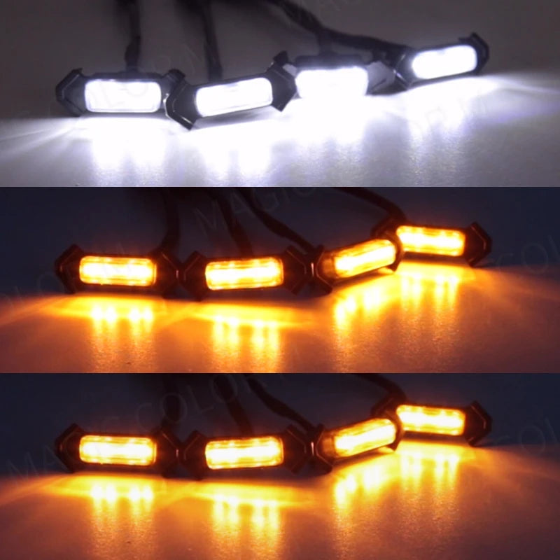 For Toyota Tacoma 2016 2017 2018 2019 2020 Car LED Grille Strobe Light Warning Daytime Run | AUTOKITSHOP