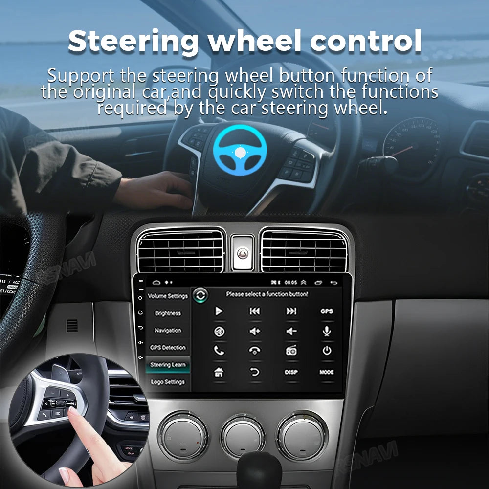 Android 16 For Subaru Forester SG 2002 - 2008 2K QLED Android Car Radio Multimedia Video P