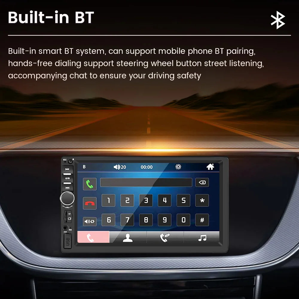 7 Inch HD 2Din MP5 Player Car Radio Multimedia Player Intelligent System For Universal Aut