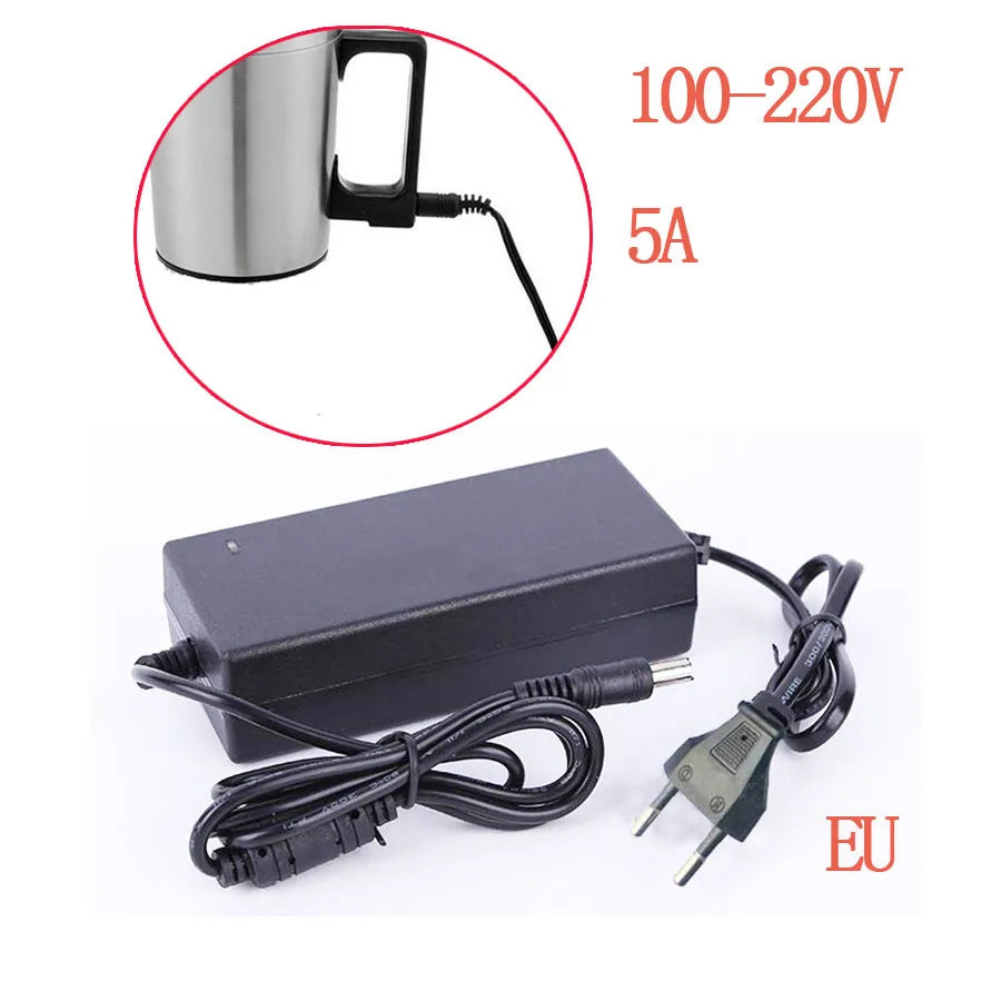 AC 110-220V EU Plug Adapter To DC 12V 5A Power Supply For Car Headlight Lens Professional