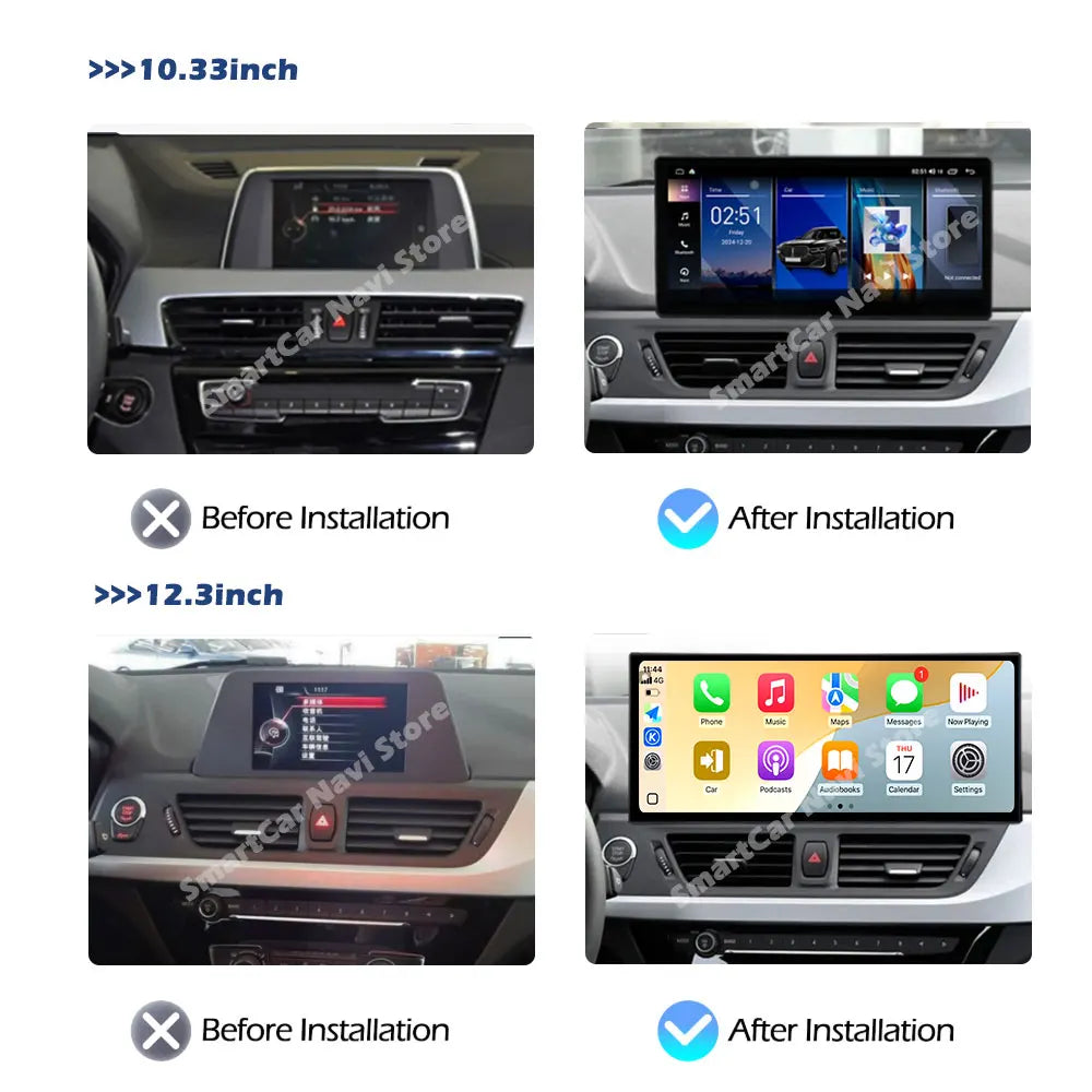Carplay GPS Android 16 Car Video Multimedia Player Head Unit 4G For BMW 1 / 2 Series F20 F