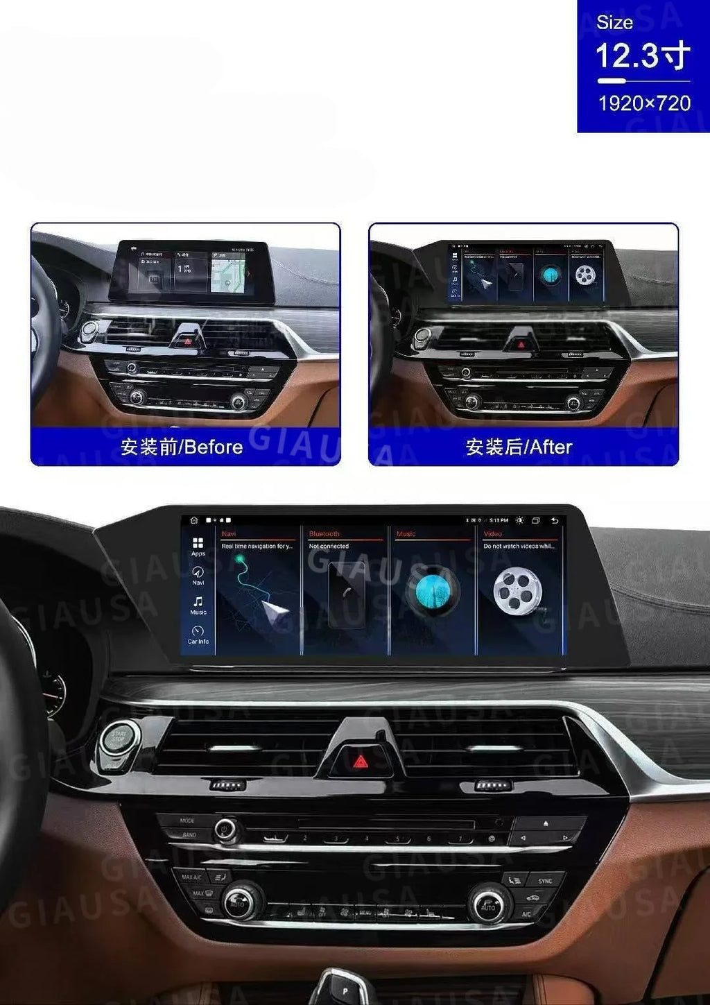 RGB Tweeter Speaker for BMW G30 - RGB LED Ambient Speaker Car Interior Light