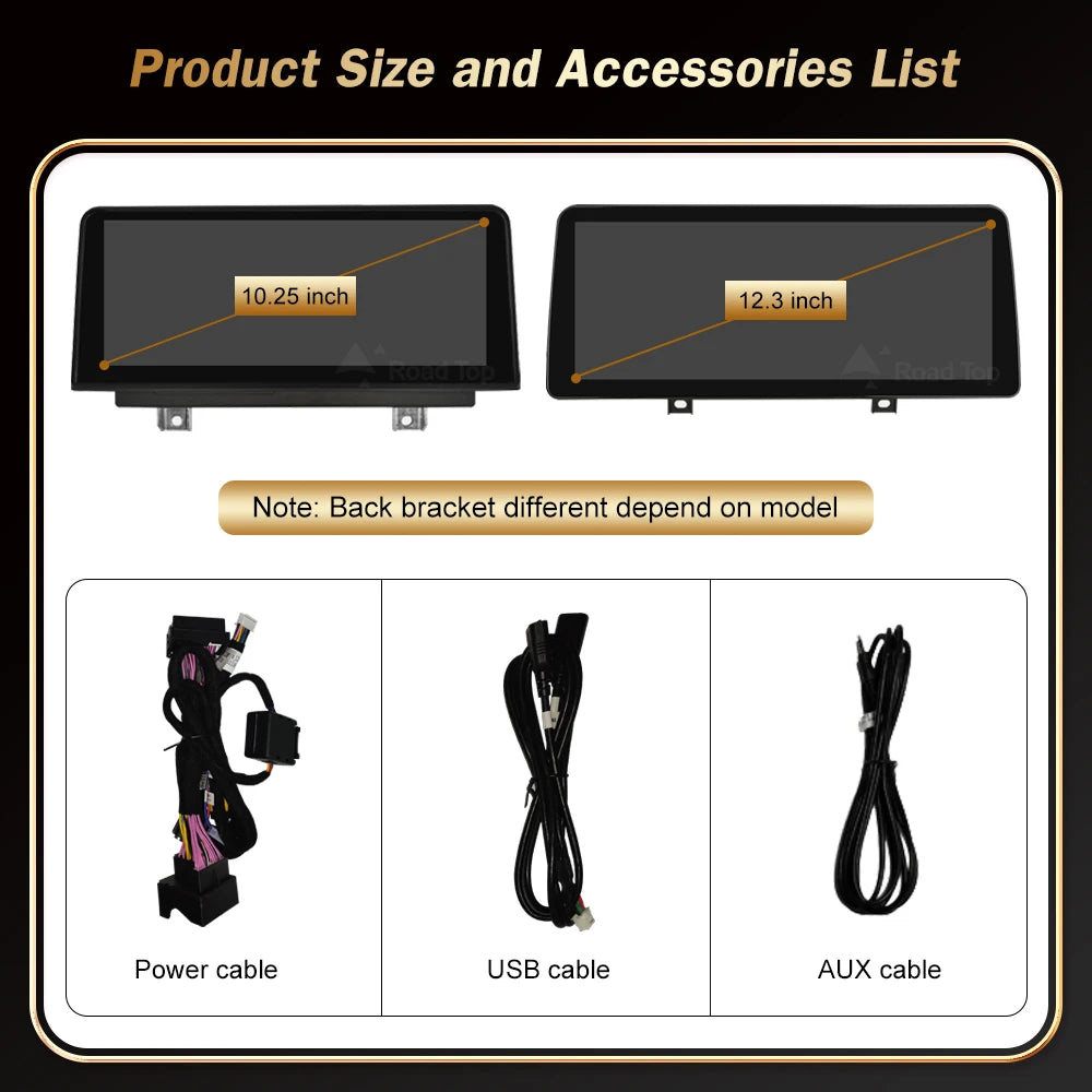 12.3'' Ultra-thin Touch Screen Wireless CarPlay Android Auto Multimedia Linux Screen For B
