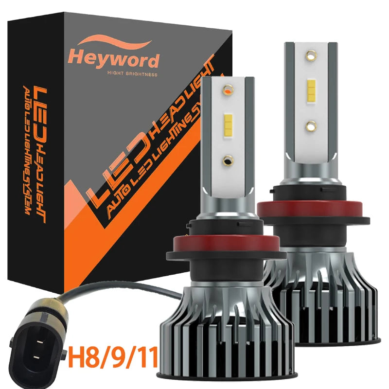 Heyword 150000lm 450W 1860 CSP chip 3000k/4300k/6000k/8000k Car LED Headlight   h4 h7 h1 LED headlights 9005 H7  h11 led light