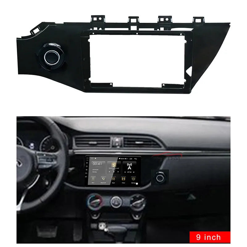 10.1 inch 2din Car Fascia For K2 RIO 4 2017+ Stereo Panel Dash Mount Installation Double D | AUTOKITSHOP