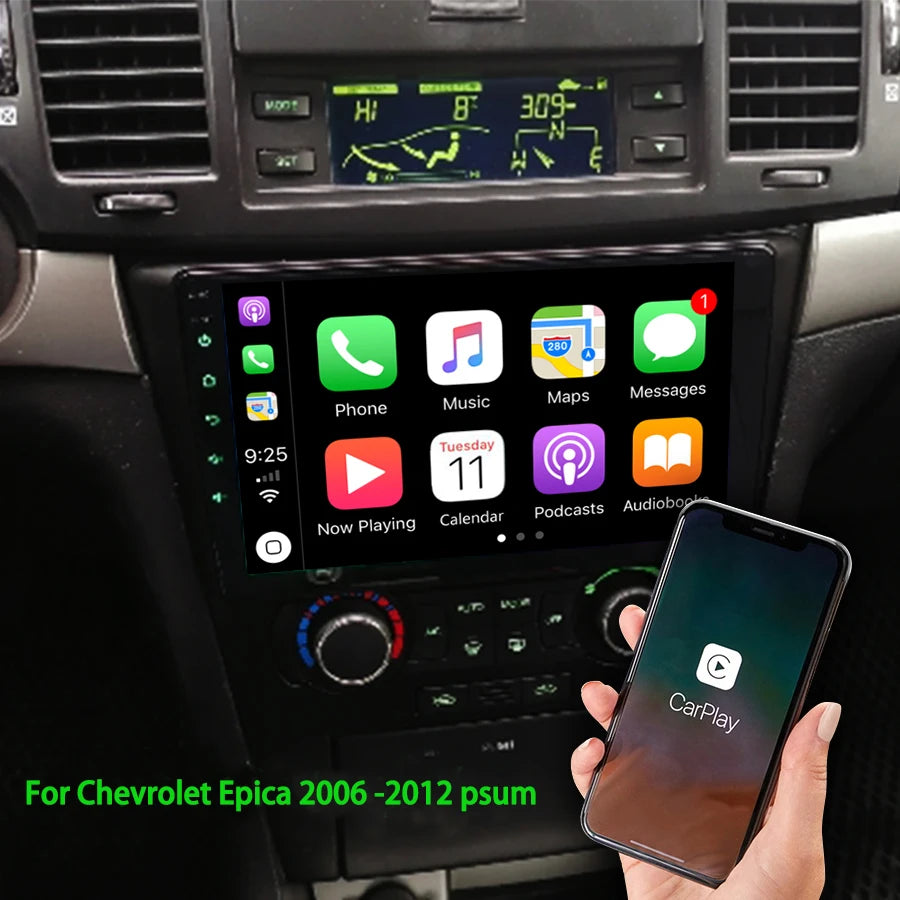 8+128G Android 14 Car Radio Player For Chevrolet Epica 2006-2012 GPS DSP Carplay Multimedi