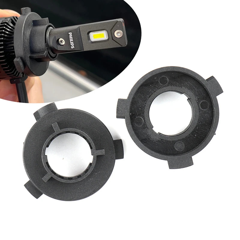 H7 LED Adapter Holder For KIA K3 K4 K5 Sorento Hyundai New SantaFe Sonata 9 Coupe Tucson H