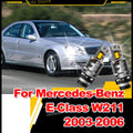 LED Headlight Canbus 50000LM Auto Bulbs HID 6000K For Mercedes Benz E Class W211 2003 2004