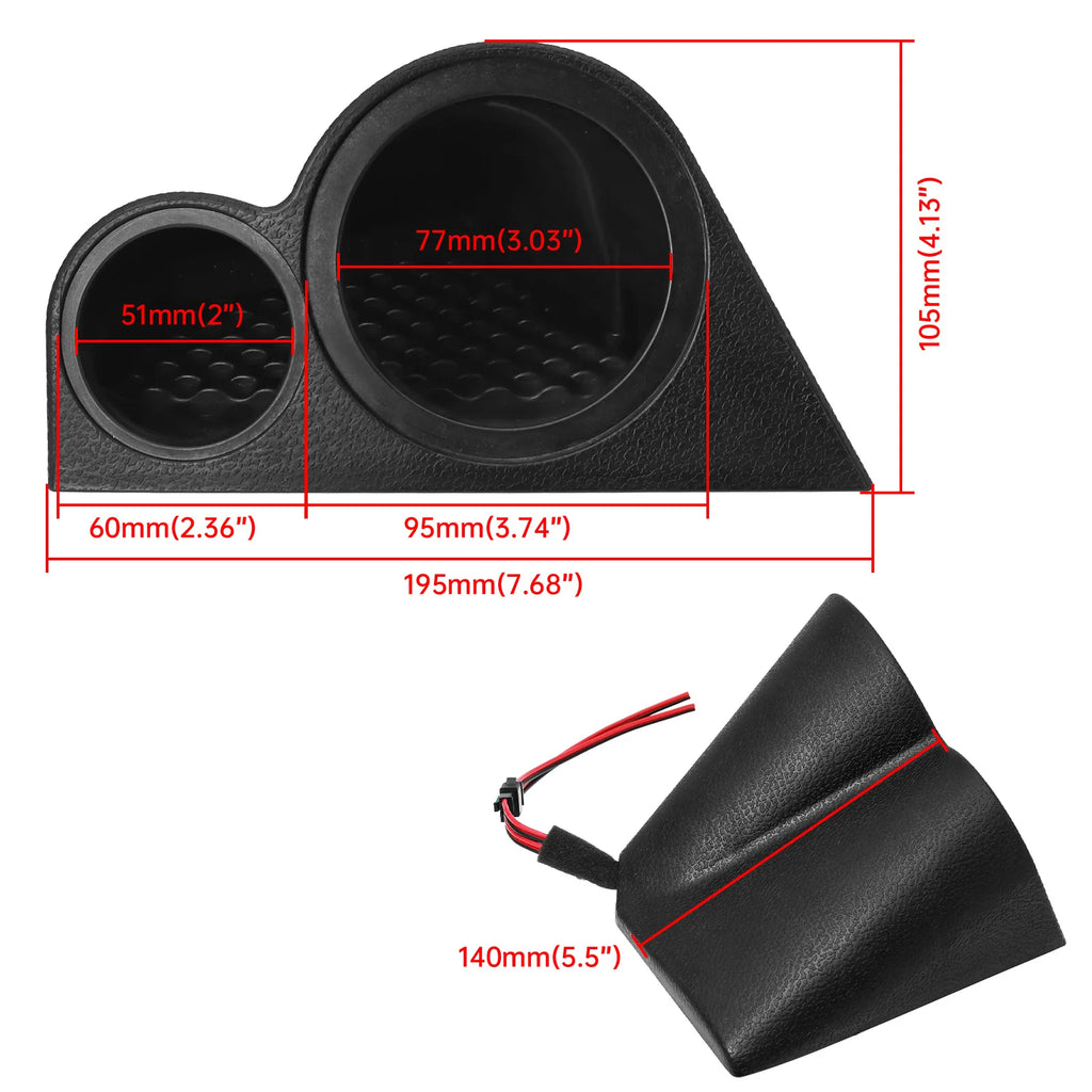 AD Universal Car Horn Washer Adapter 3.5 Inch Holder Loud Speaker Spacers Mat Pad Bracket Auto A - Automotive LED Light
