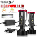 30000LM H4 Projector Lens 300W CSP Chips LED Headlight Bulbs 6000K White External Drive Fr