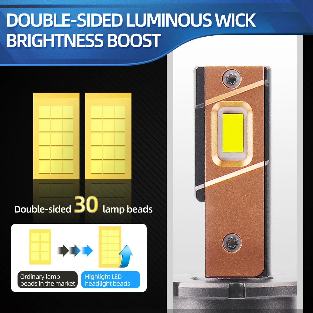 90W Car Auto LED Headlights D2S 1:1 HID Bulb Headlamp For Mercedes-Benz C-CLASS (W203) 200