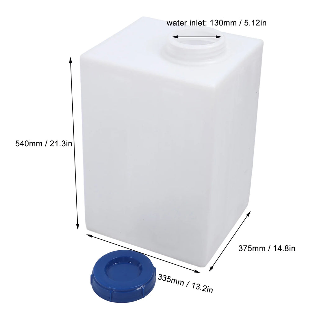 1Pc 3 Sizes 9/10/16 Gallons RV Water Storage Tank Heat Cold Resistant PE Fresh Water Tank for Tr - Automotive LED Light