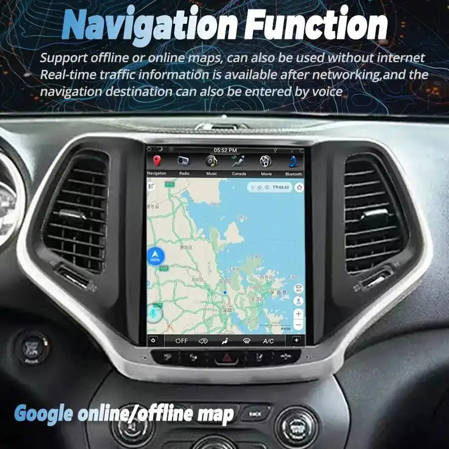 Car Navigation GPS Stereo 4G WIFI Carplay Audio 10.4" Android Autoradio Multimedia Video P