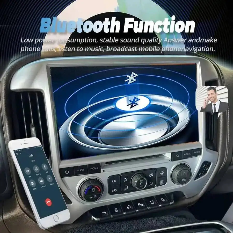 13.3Inch Car Radio For Chevy Silverado 1500 2018 Chevrolet GMC Sierra 2014-2020 GPS Naviga | AUTOKITSHOP