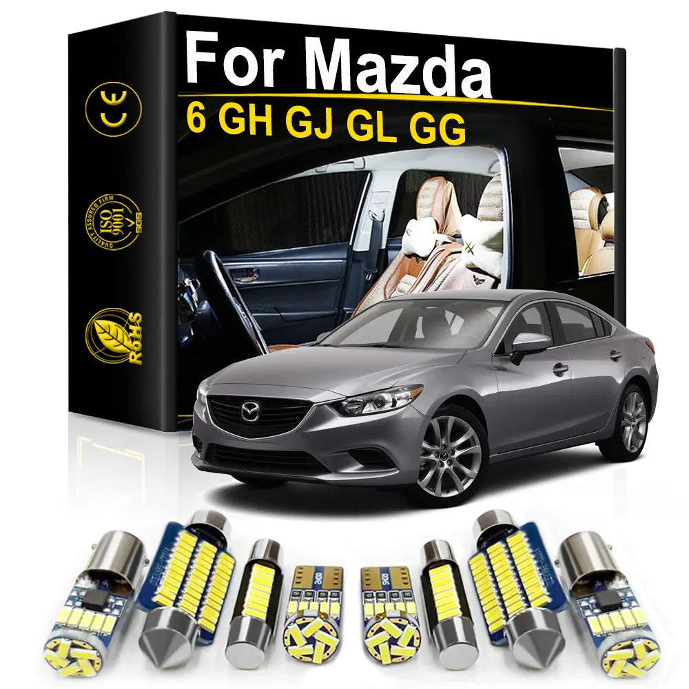 LED Interior Light Kit for Mazda 6 GH GJ GL GG - Canbus Error-Free Bulbs | AUTOKITSHOP